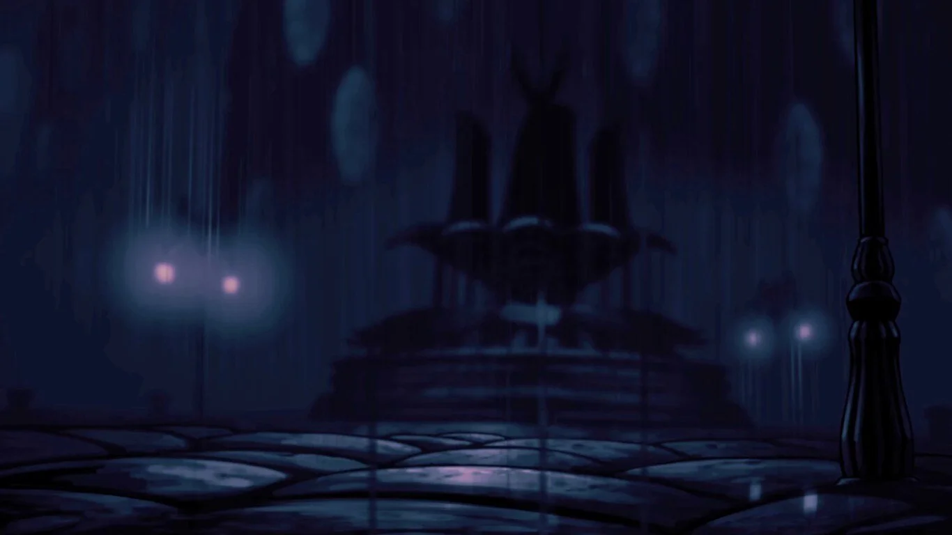  Immagini a confronto:   Tenshi no tamago     vs  l a Città delle lacrime  di    Hollow Knight   