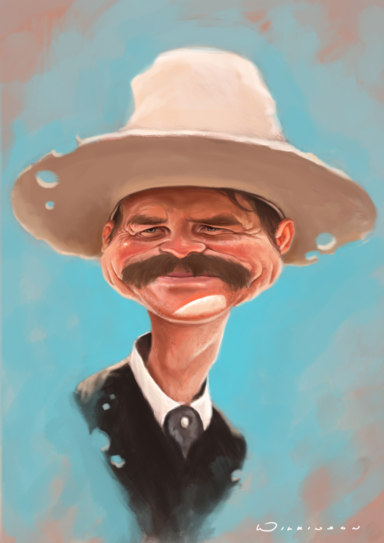 Bill Paxton Caricature