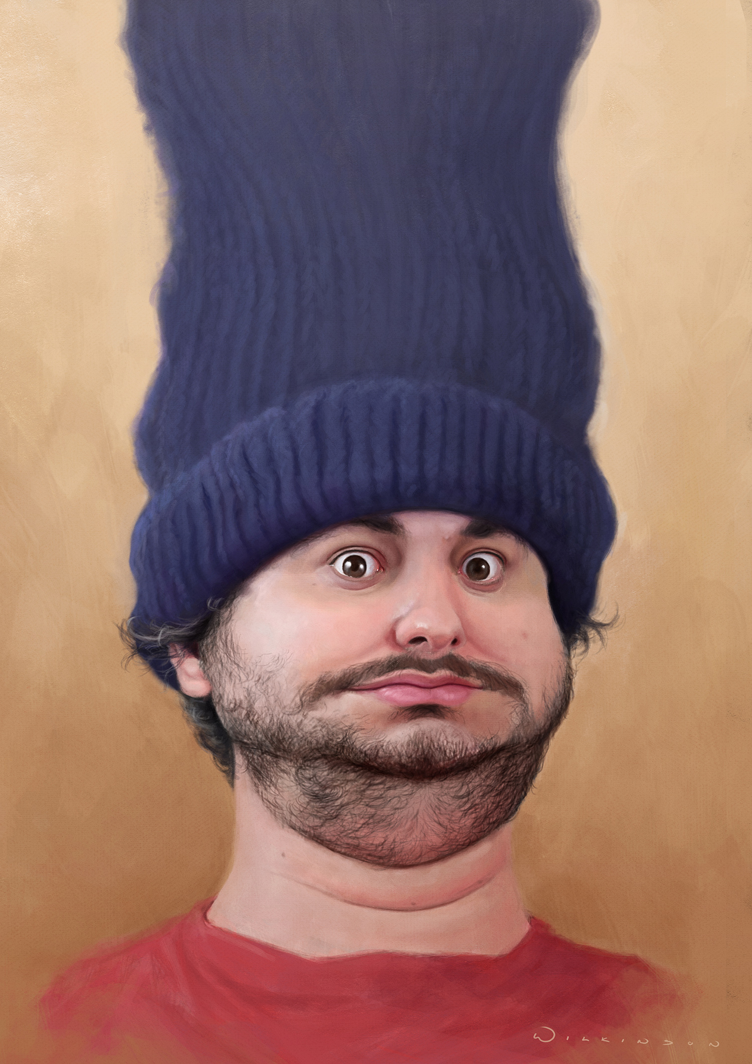 Caricature of h3h3 (Ethan Klein)