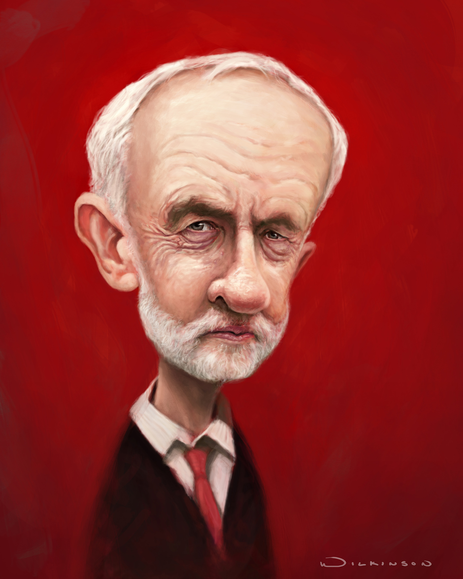 Jeremy Corbyn Caricature