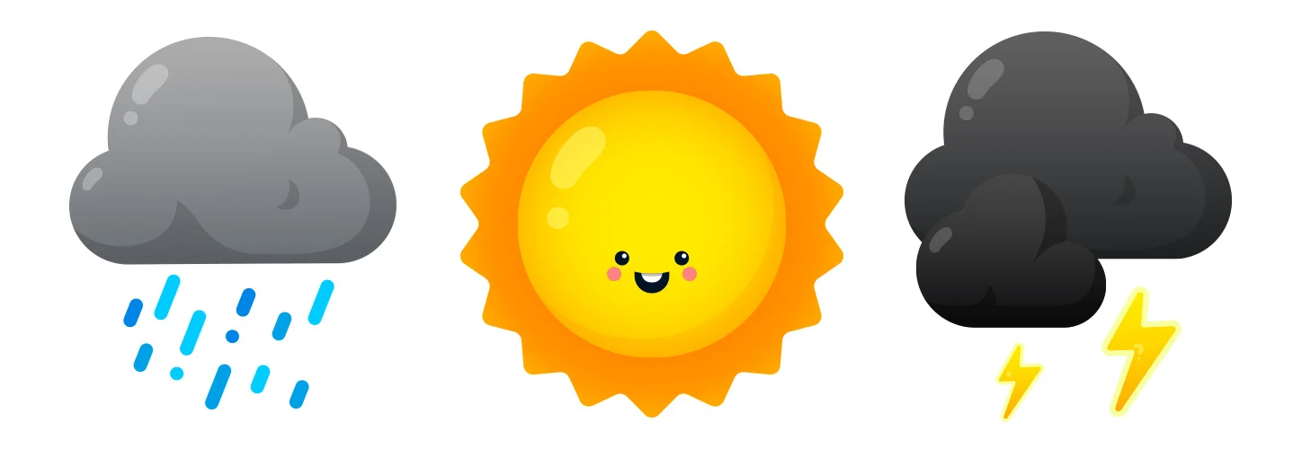Weather - Vector Art