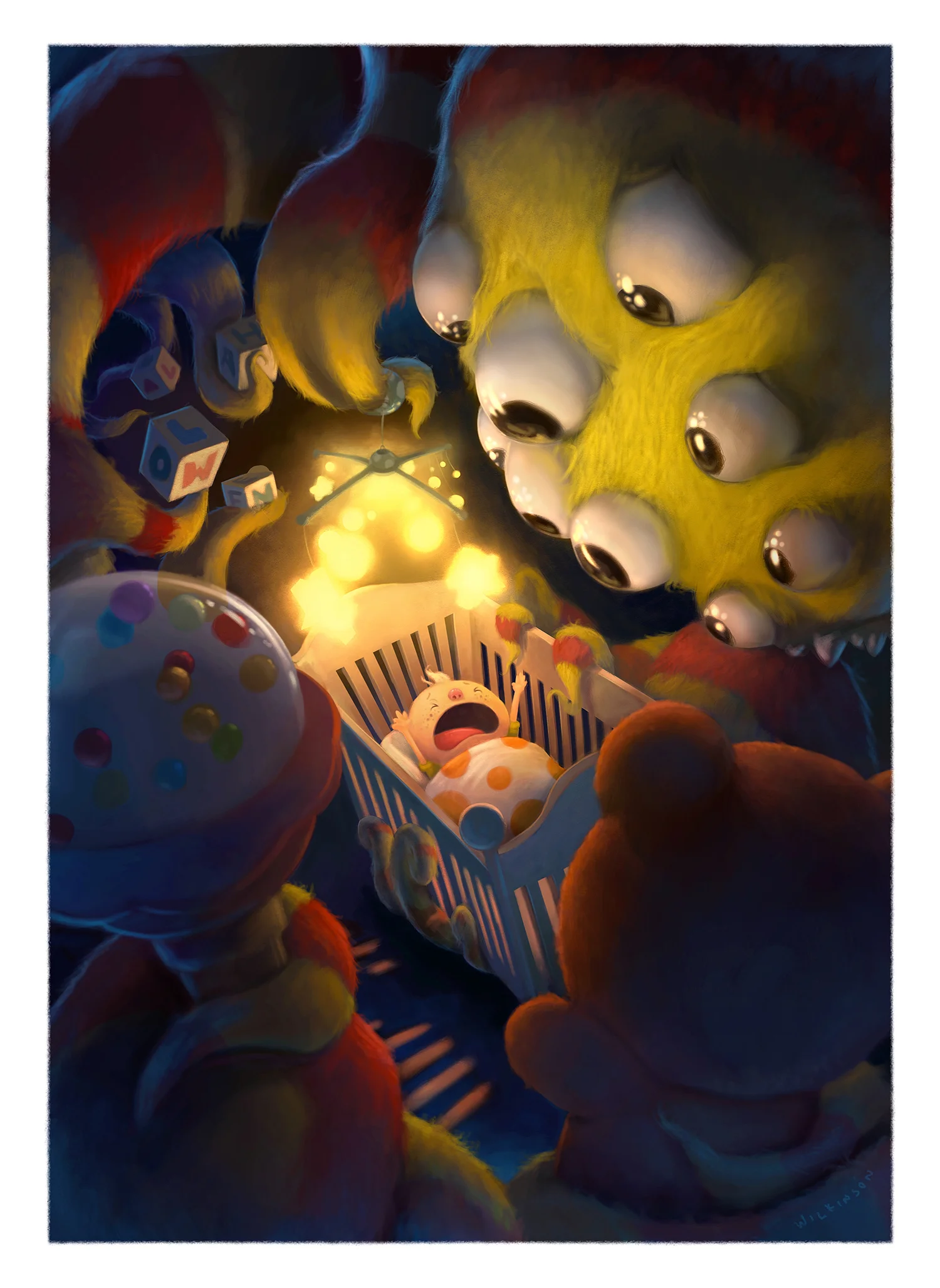 Misunderstood Monster Halloween Illustration