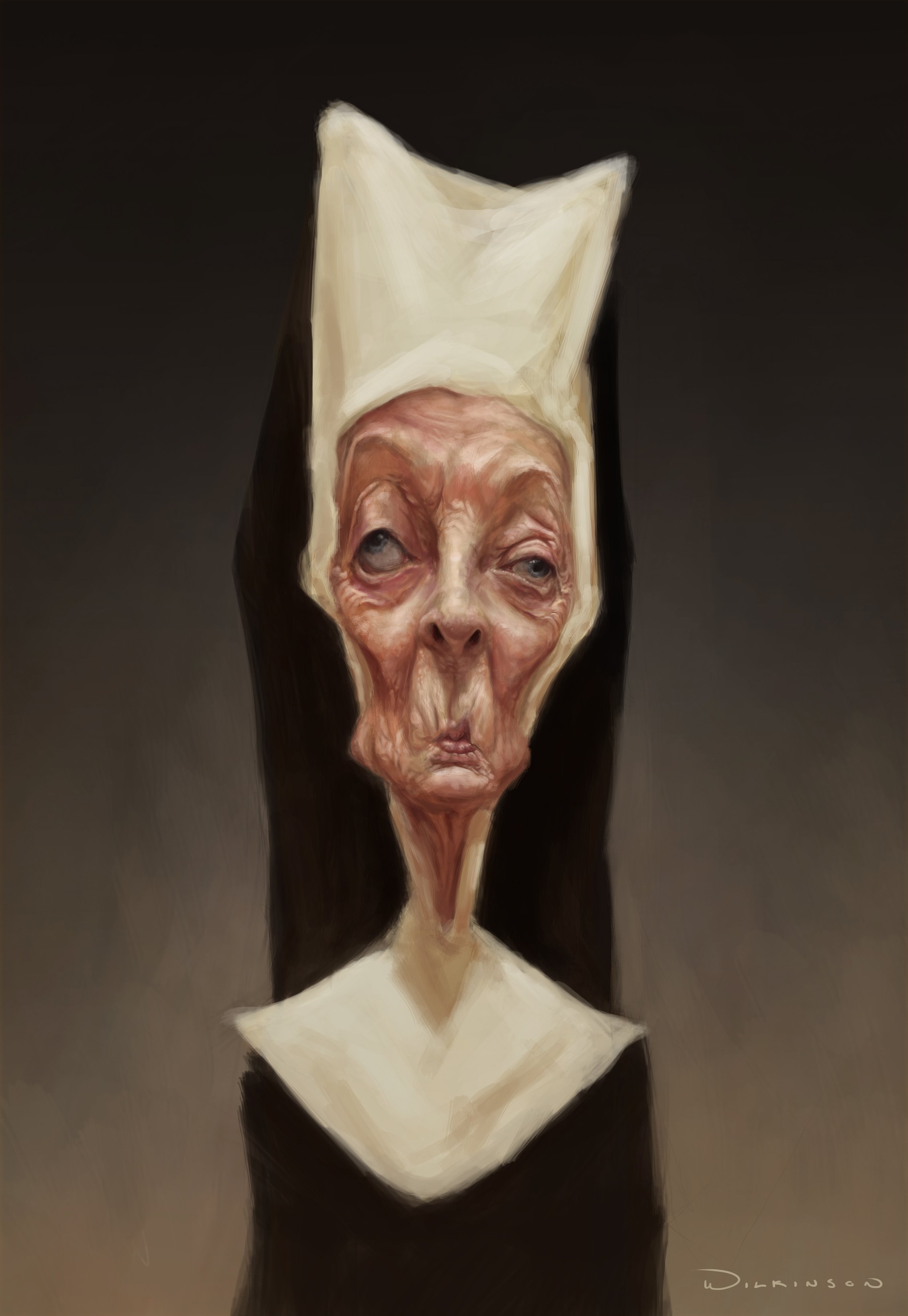 Maggie Smith Caricature