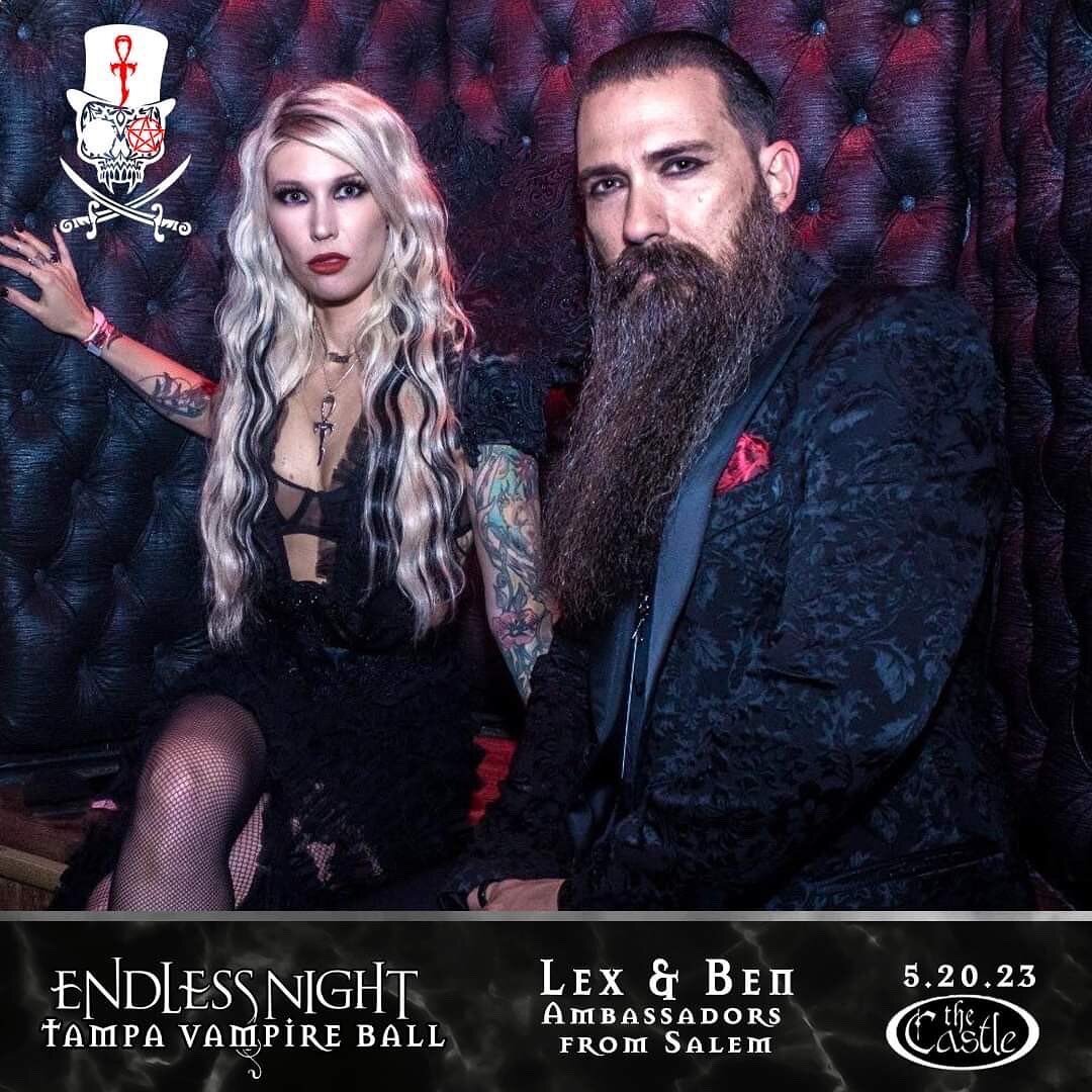 Endless Night : Tampa Vampire Ball 2023 Press Release

Endless Night : Tampa Vampire Ball will take place on Saturday May 20th 2023  10pm to 3am at the legendary Castle Ybor in Tampa Florida.  Entertainment includes live shock magician Dan Sperry, bu