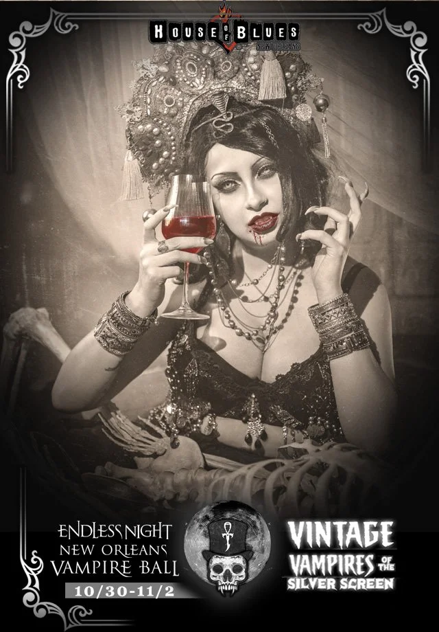 Endless Night Returns to New Orleans with 2025 Vampire Ball: “Vampires of the Silver Screen”