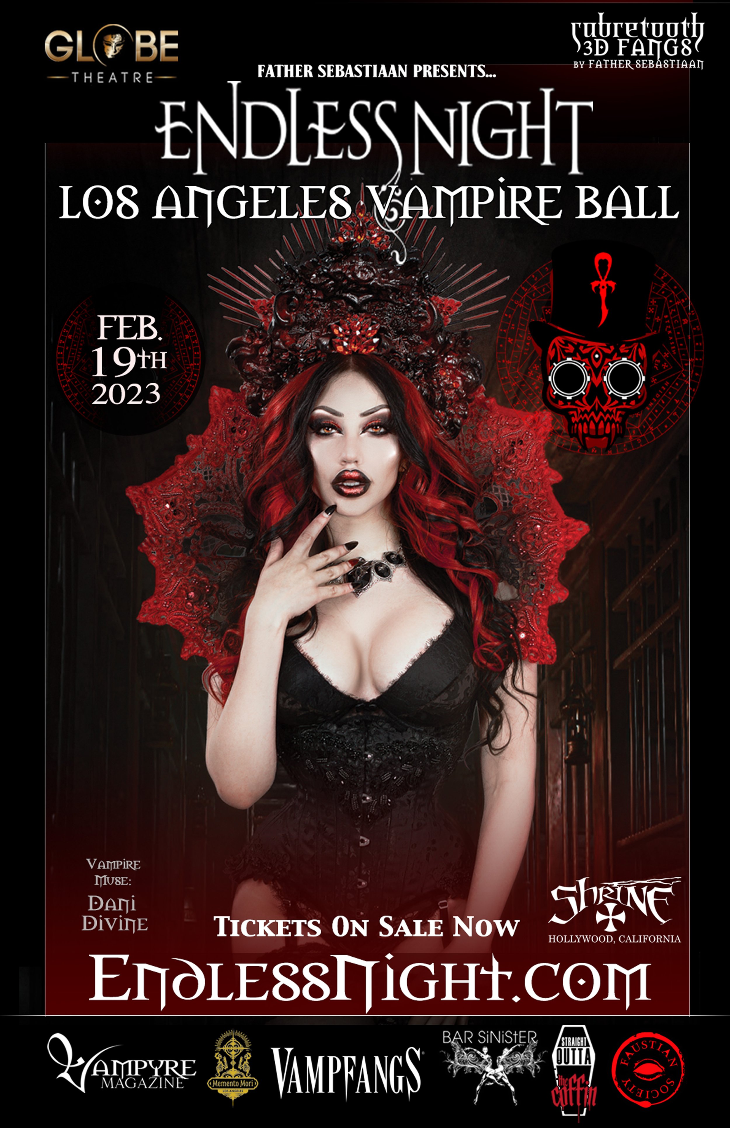 Vampire in Paris Masquerade Ball, Court Of De Luna, Pensacola, October 7 to  October 8