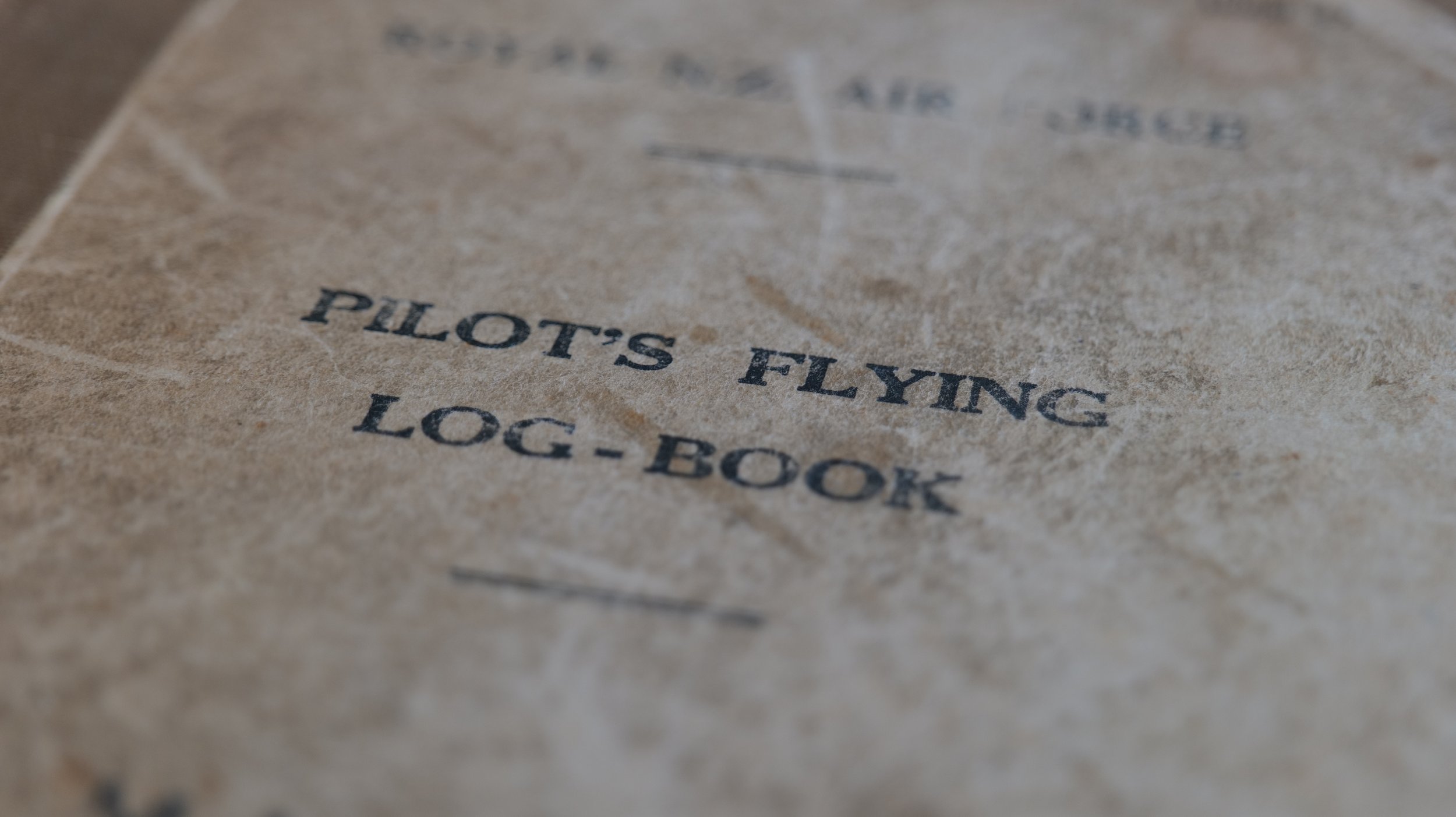 New Zealand's Air Force Then & Now WW2 Pilot's log book.JPG
