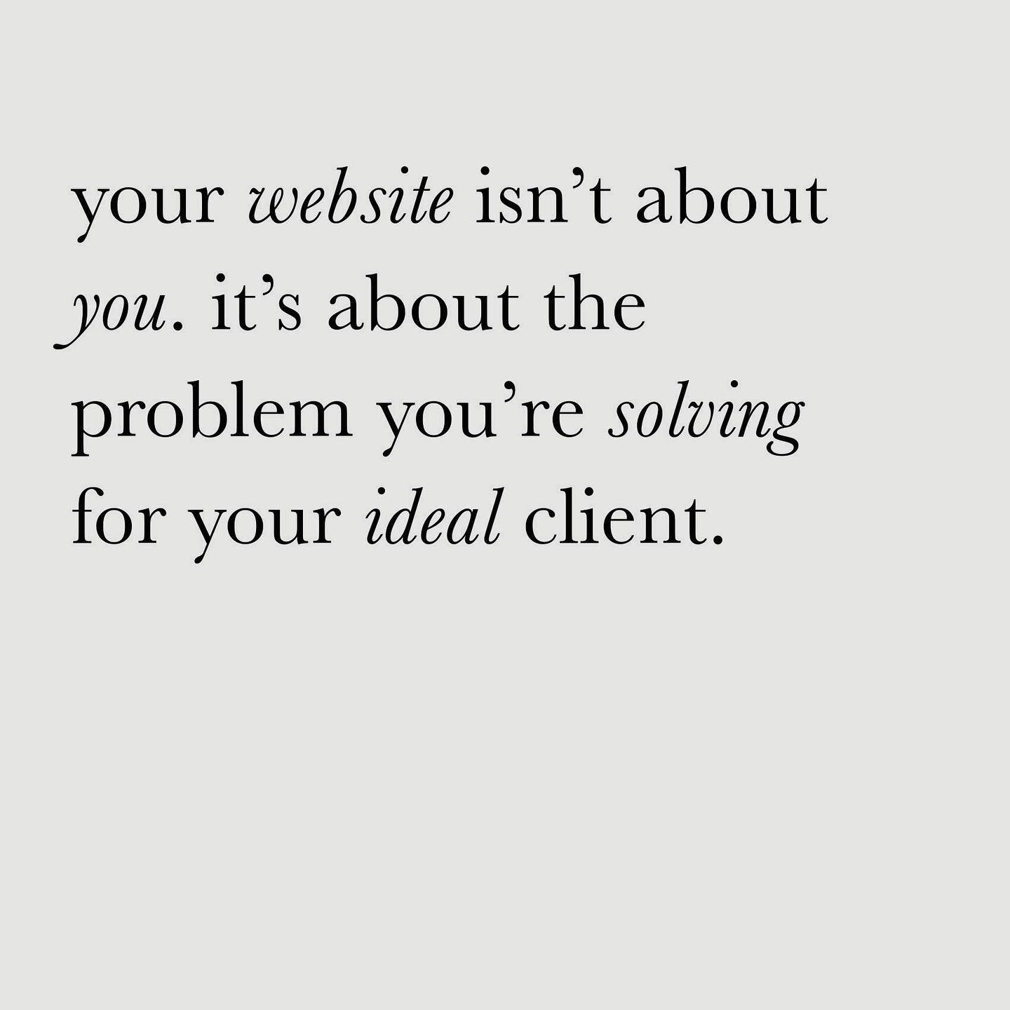 What problem are you solving for your client? How are you making their life better and brighter? Does your website leave a lasting impression that makes you seem approachable? We can help 😉