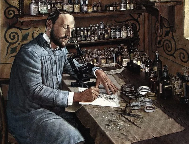 Рамон-и-Кахаль: составление схемы нервной системы. Роберт Том