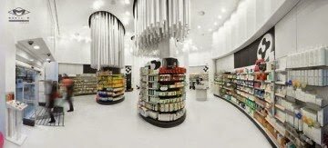 Решение для аптеки с высокими потолками