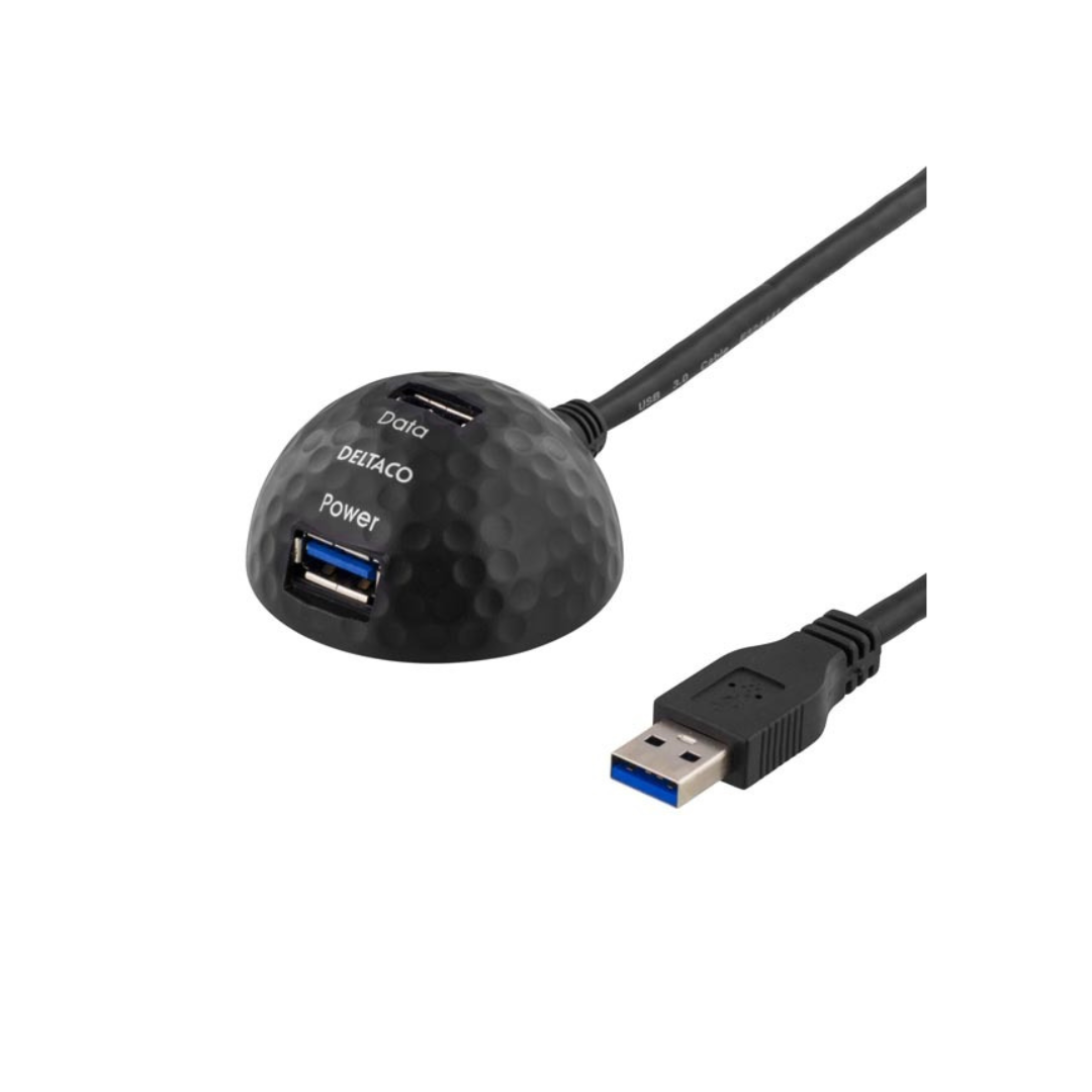 DELTACO USB3-1026 USB 3.0 TELAKKA/JATKOKAAPELI