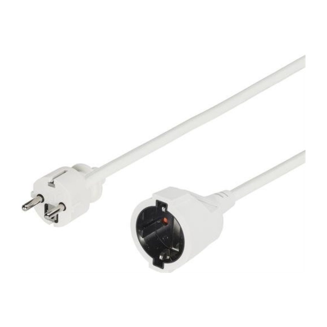 Deltaco 10m verkkovirta jatkokaapeli