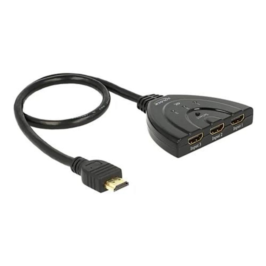 DeLOCK HDMI UHD Switch 3 x HDMI
