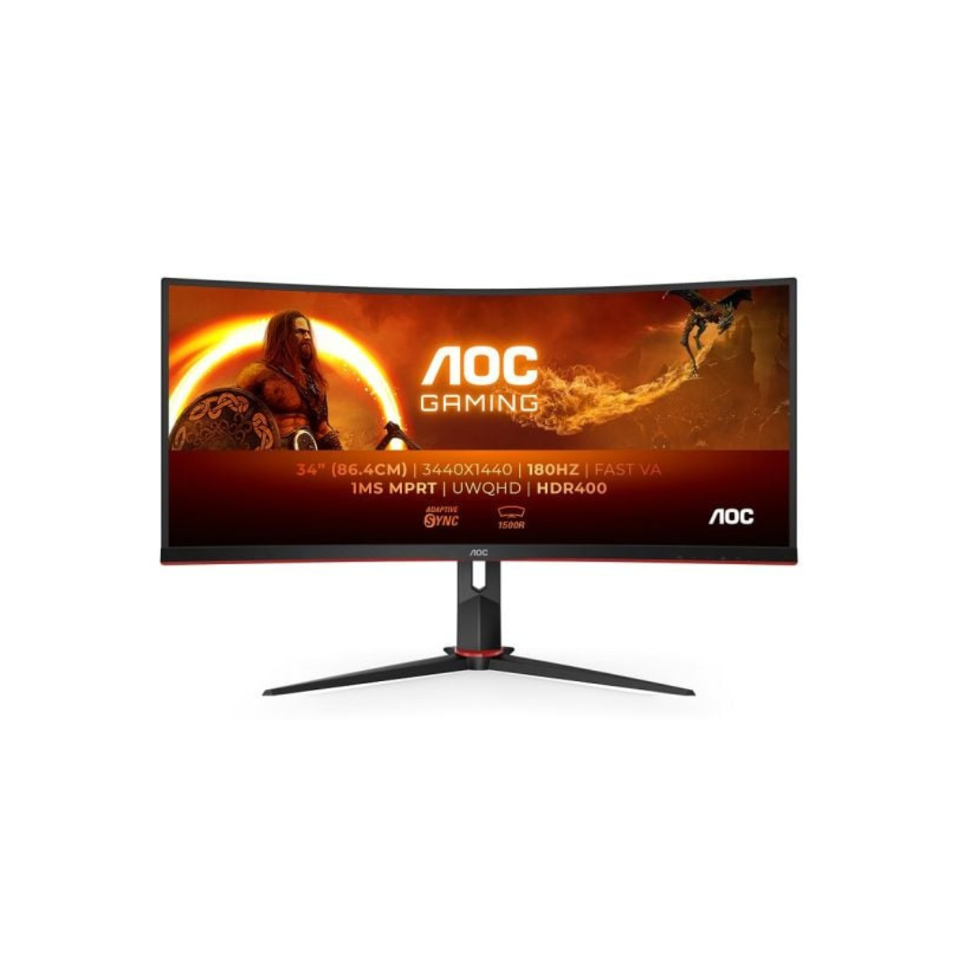 AOC 34" KAAREVA PELINÄYTTÖ CU34G2XP
