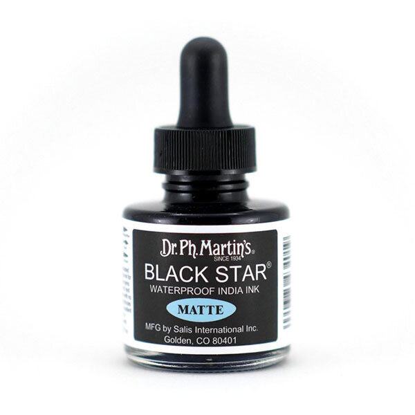 Dr. Ph. Martin's Black Star Matte Ink
