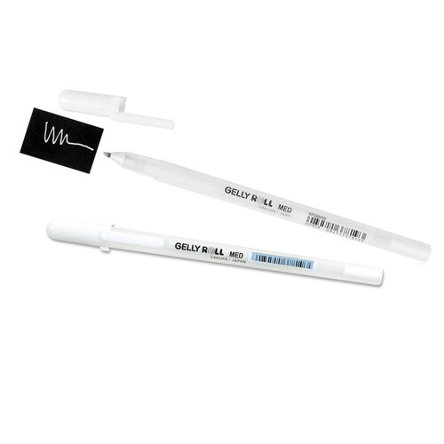 White Sakura Gelly Roll Pens