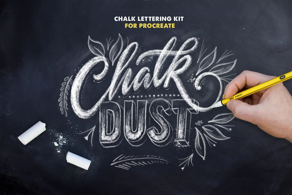 Chalk Dust Lettering Kit