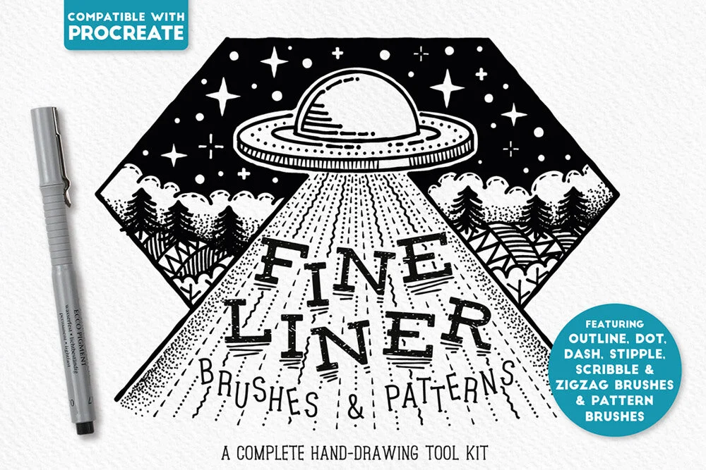 Fine Liner Brushes & Patterns