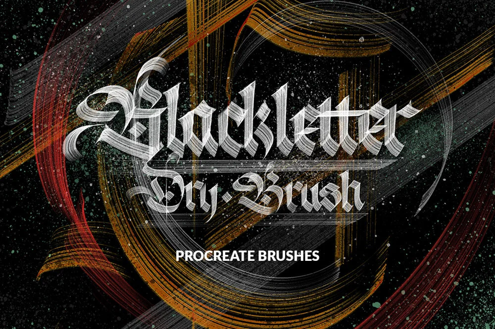 Blackletter Dry Brushes