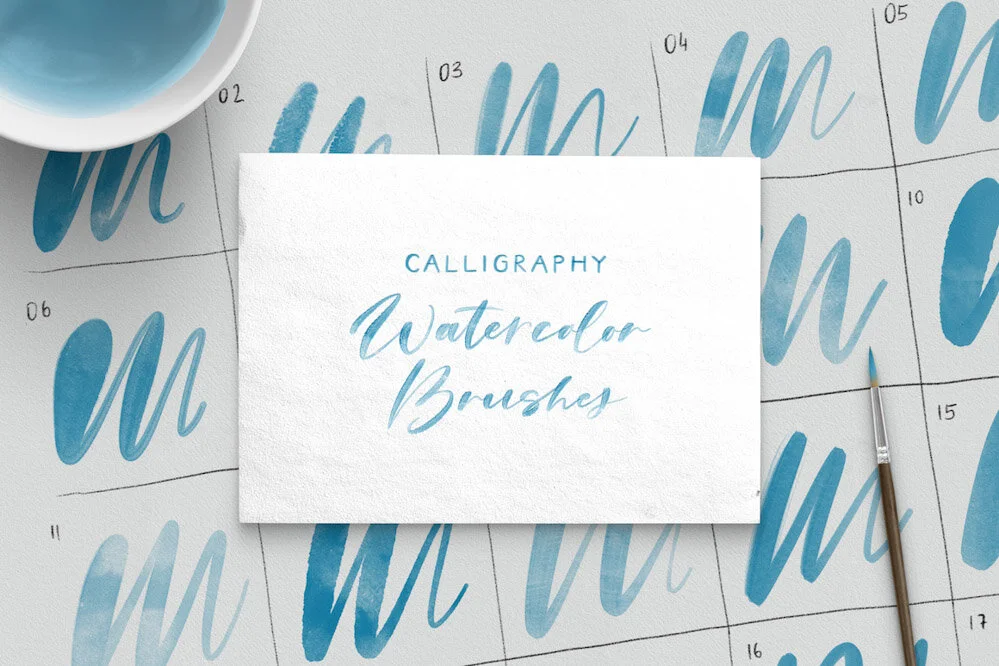 Watercolor Calligraphy Brushes