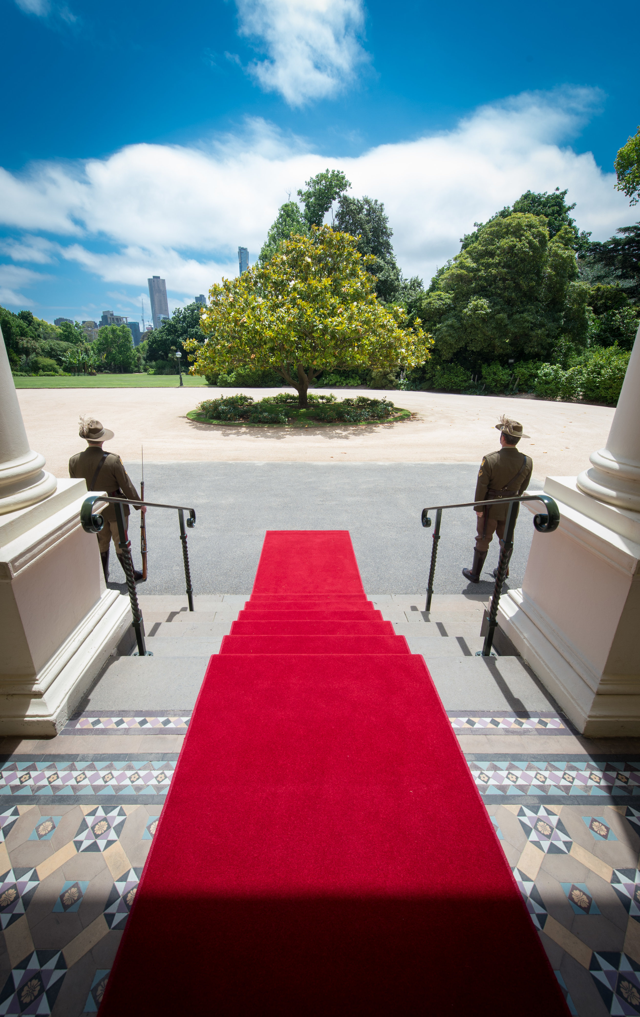 Waiting for the arrival of the Ukrainian Prime Minister
