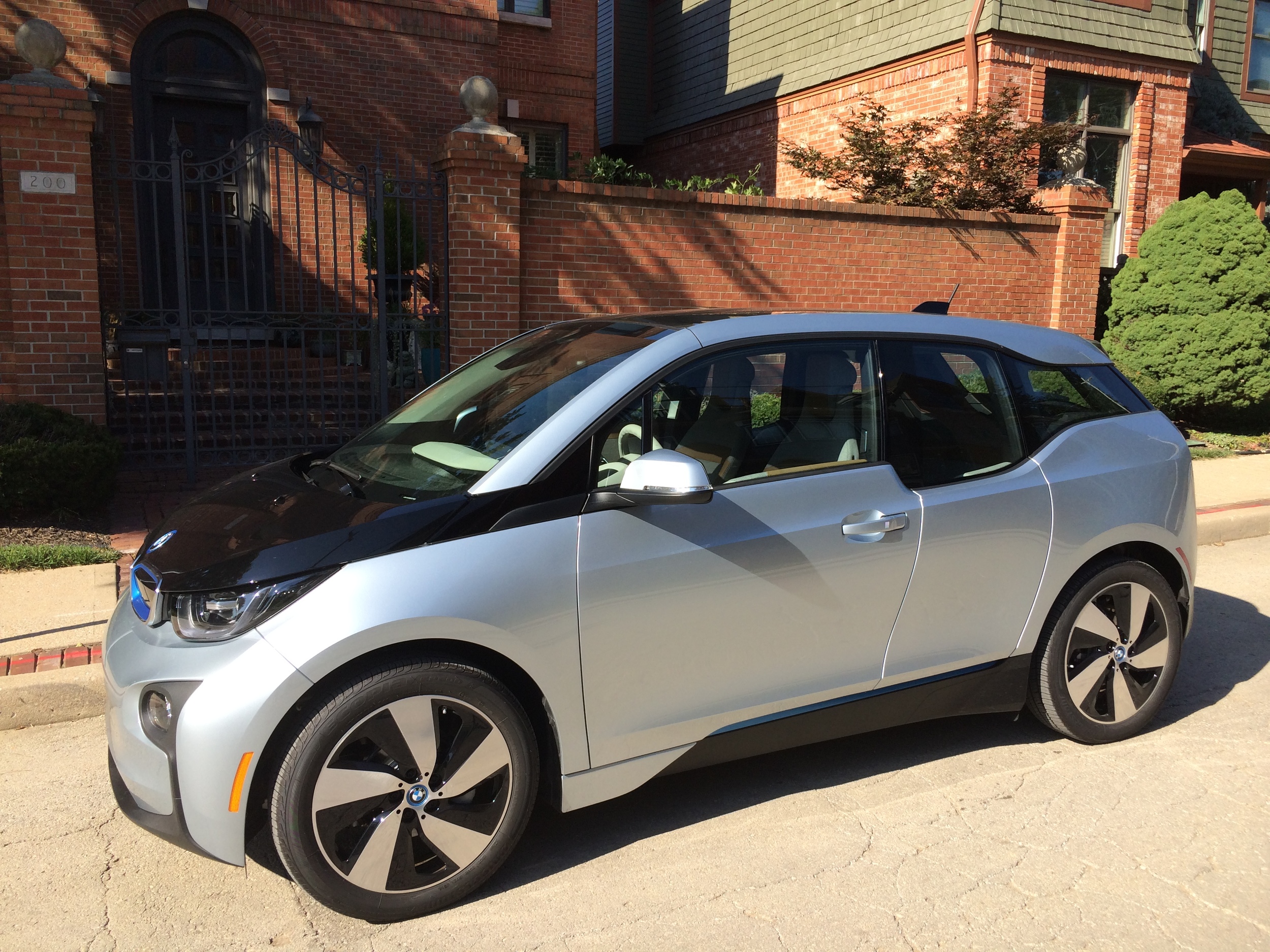The i3, introducing the concept of "range anxiety" into the BMW owner's lexicon.