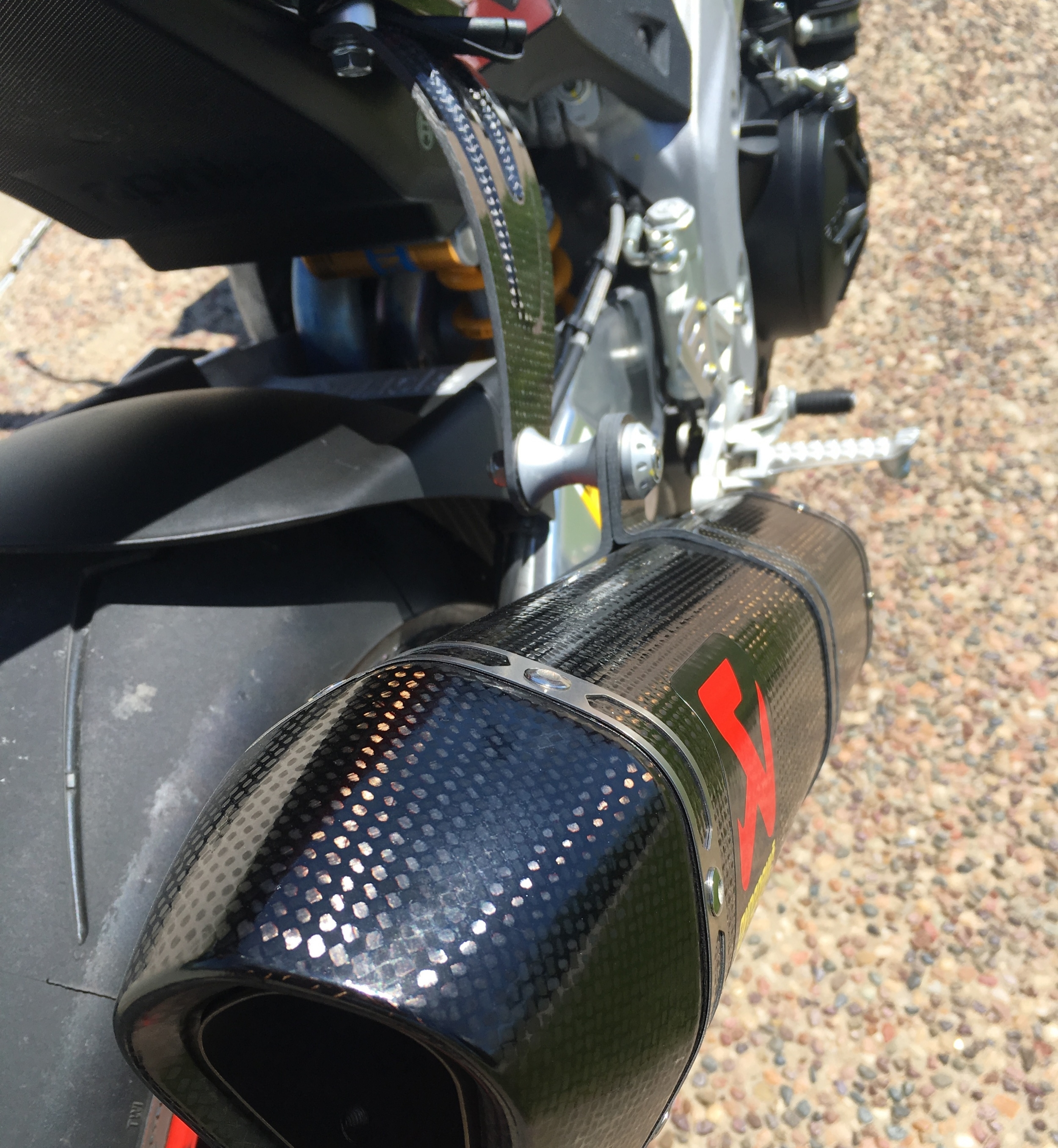 Only the Italians make something as functional as an exhaust hanger so elegant.