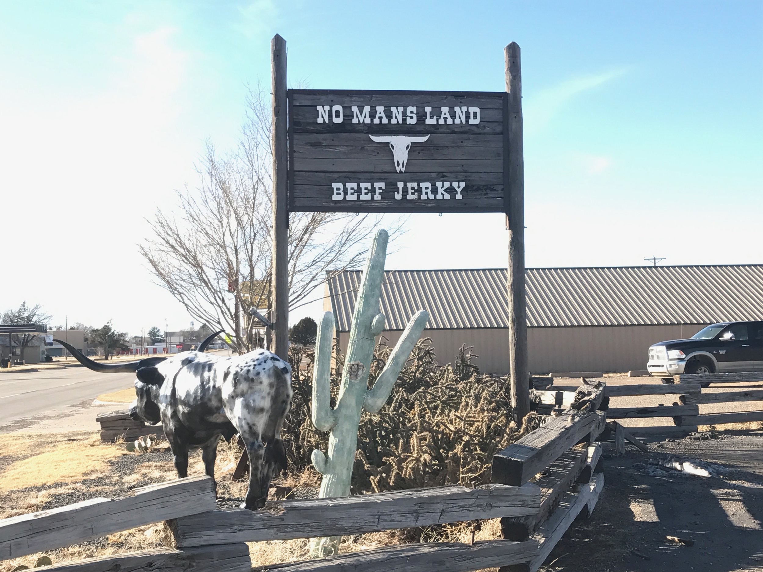 When in Boise City, Oklahoma, try the jerky; it's legit. (Image: KanonOnCars.com)