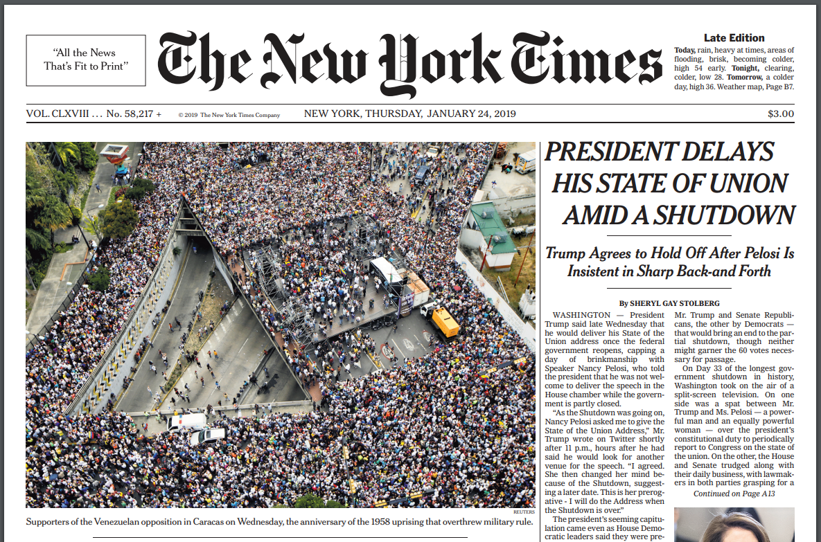 Front Page New York Times January 24 2019.PNG