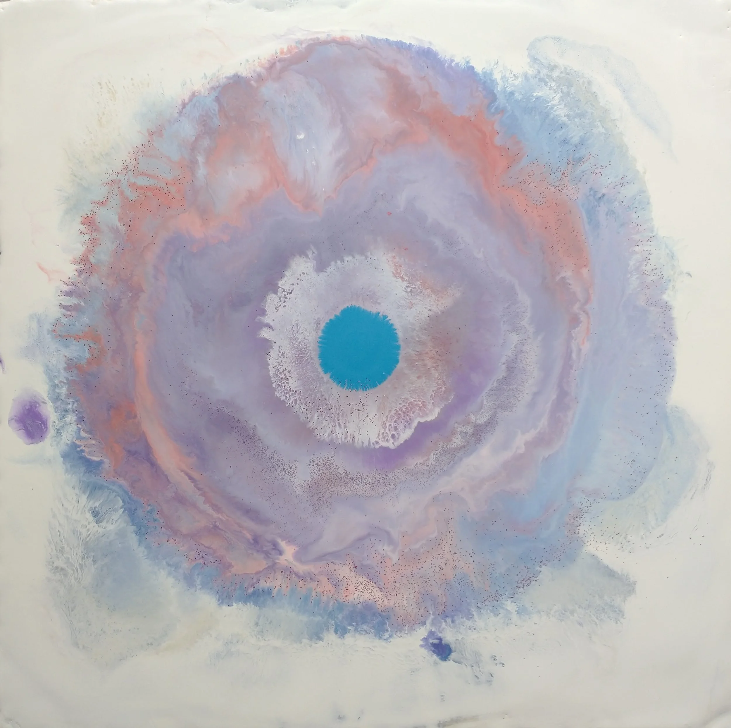 Cerulean Portal
Encaustic on board, 12x12