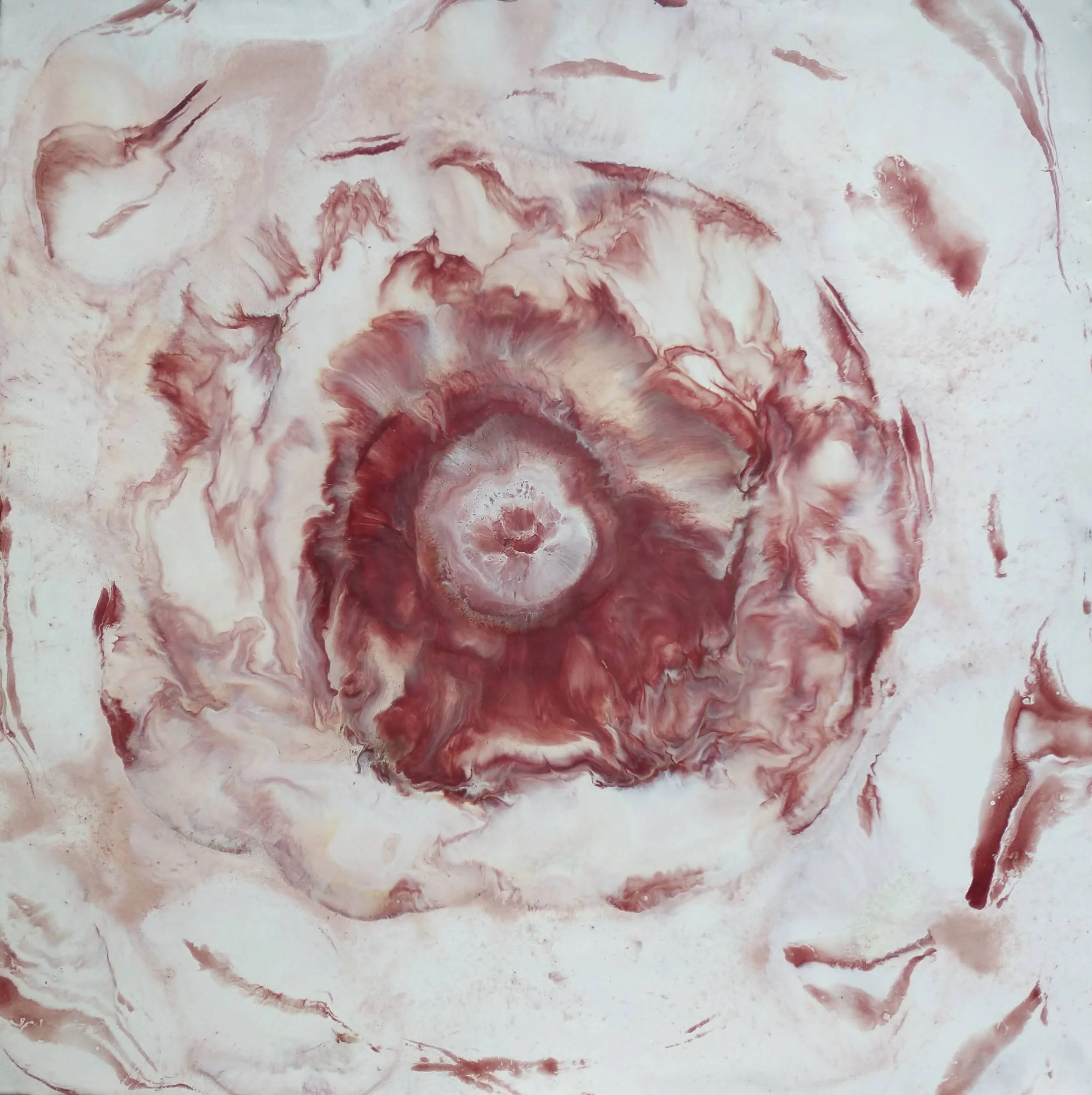 Cosmic Rose
Encaustic on board, 18x18