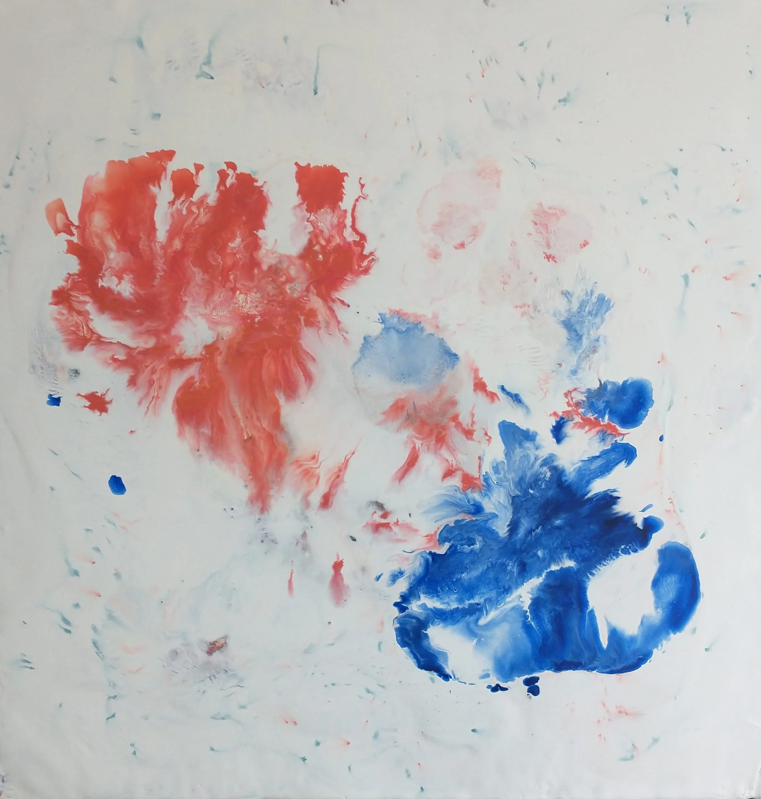 Giving Hearts
Encaustic on board, 18x18