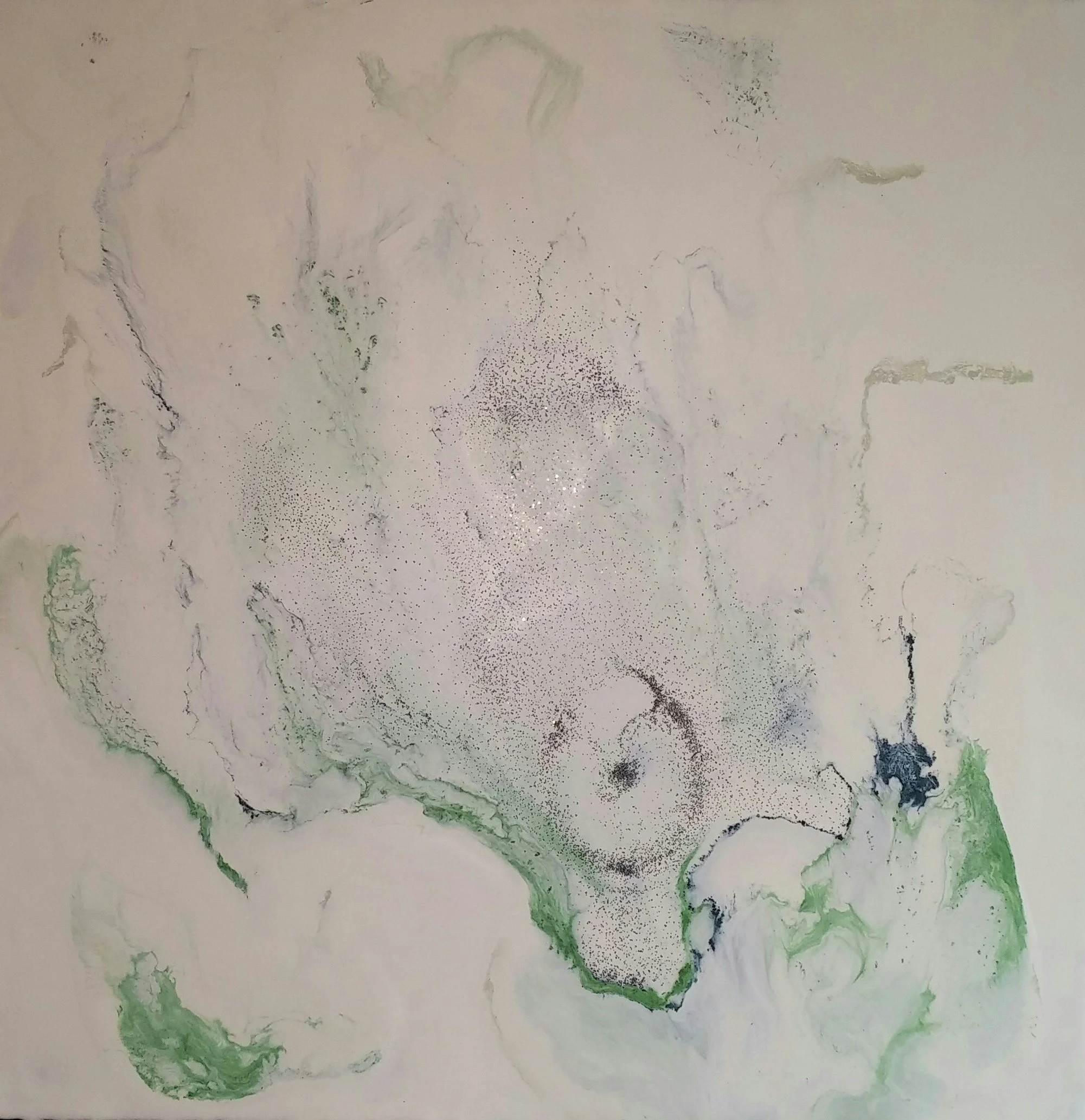 Cassandra Unheeded
Encaustic on board, 18x18