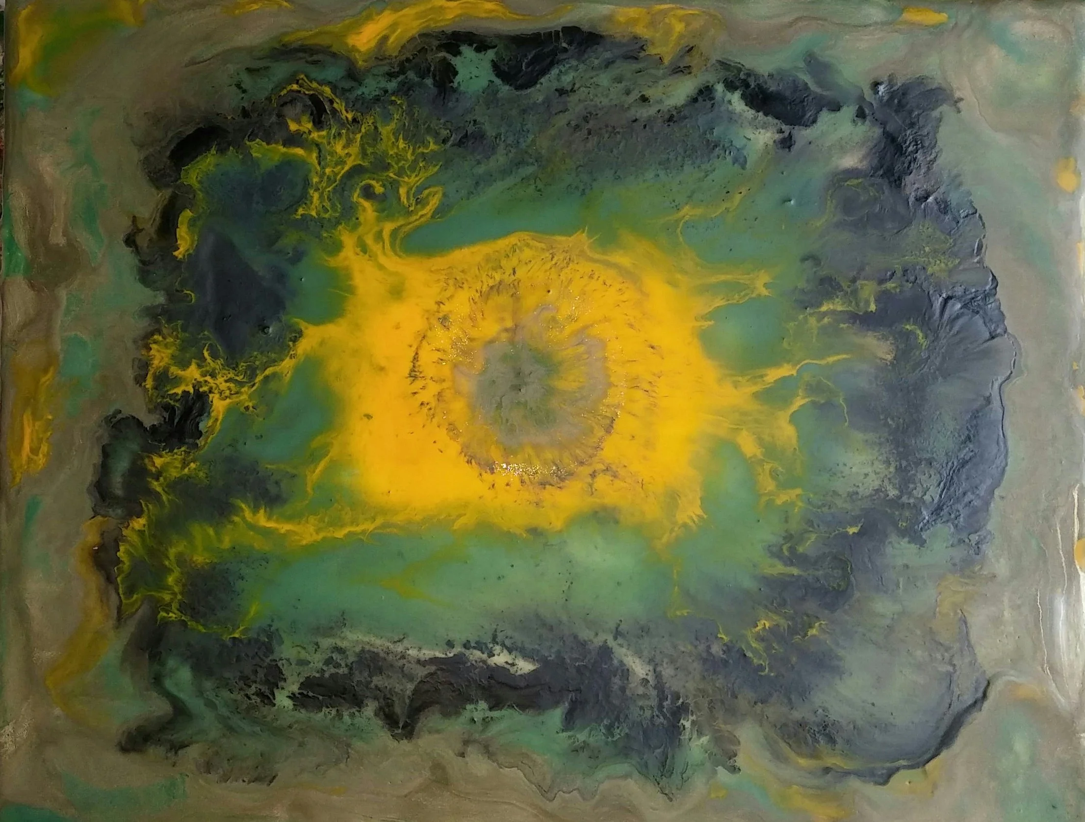 Felling
Encaustic on board, 12x16