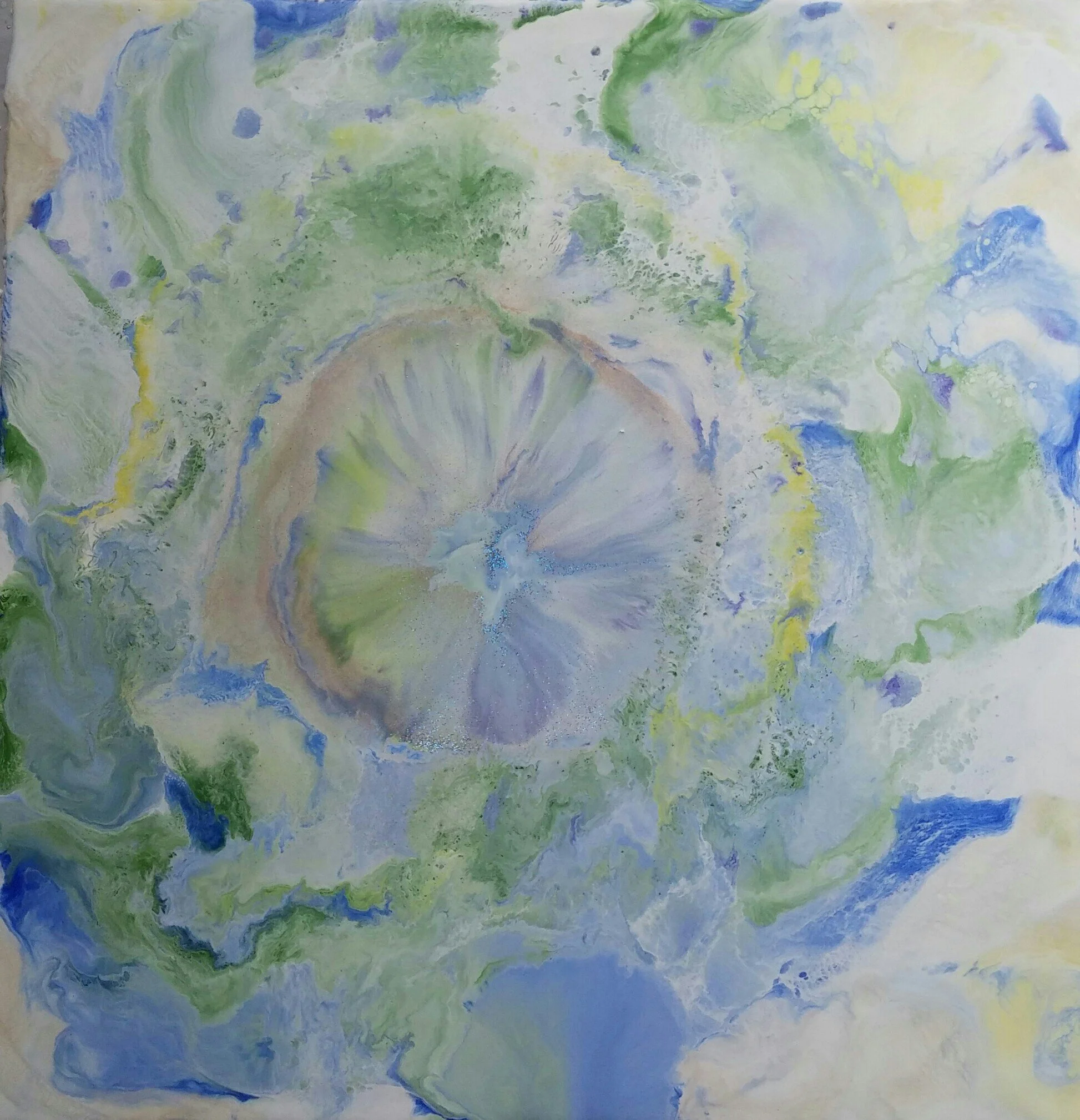 Delicacy
Encaustic on board, 18x18