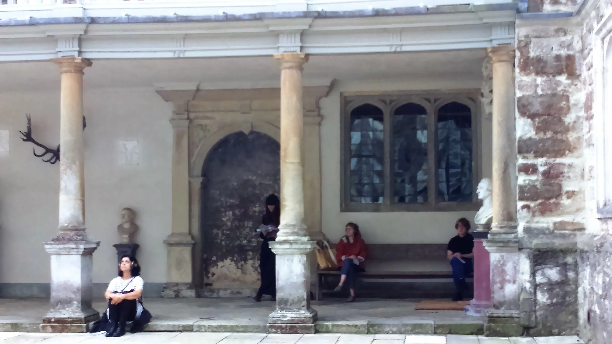 In the Courtyard- Photo by Lucy Jefferies