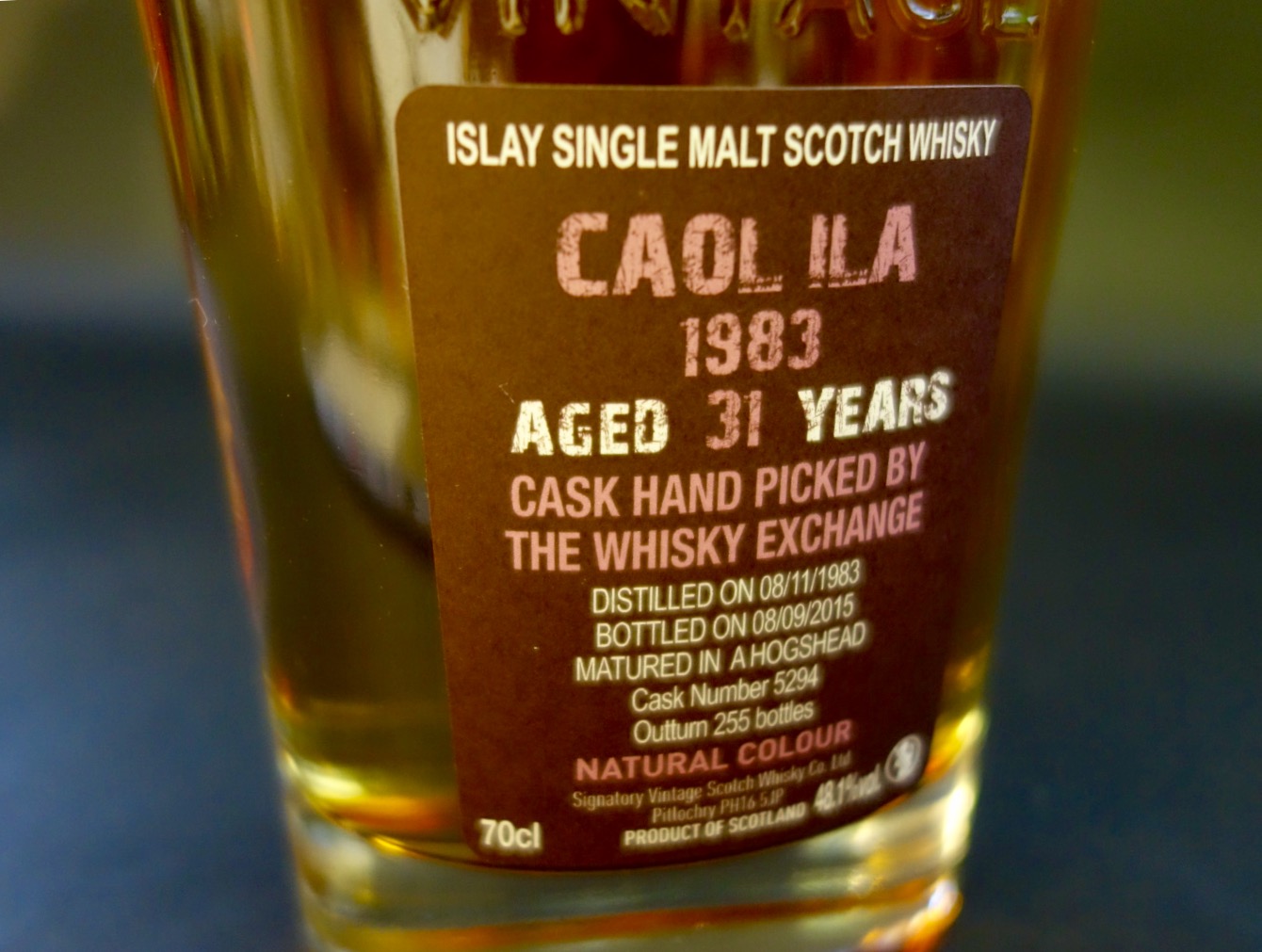 Great Britain London Whisky Exchange Signatory Caol Ila.JPG