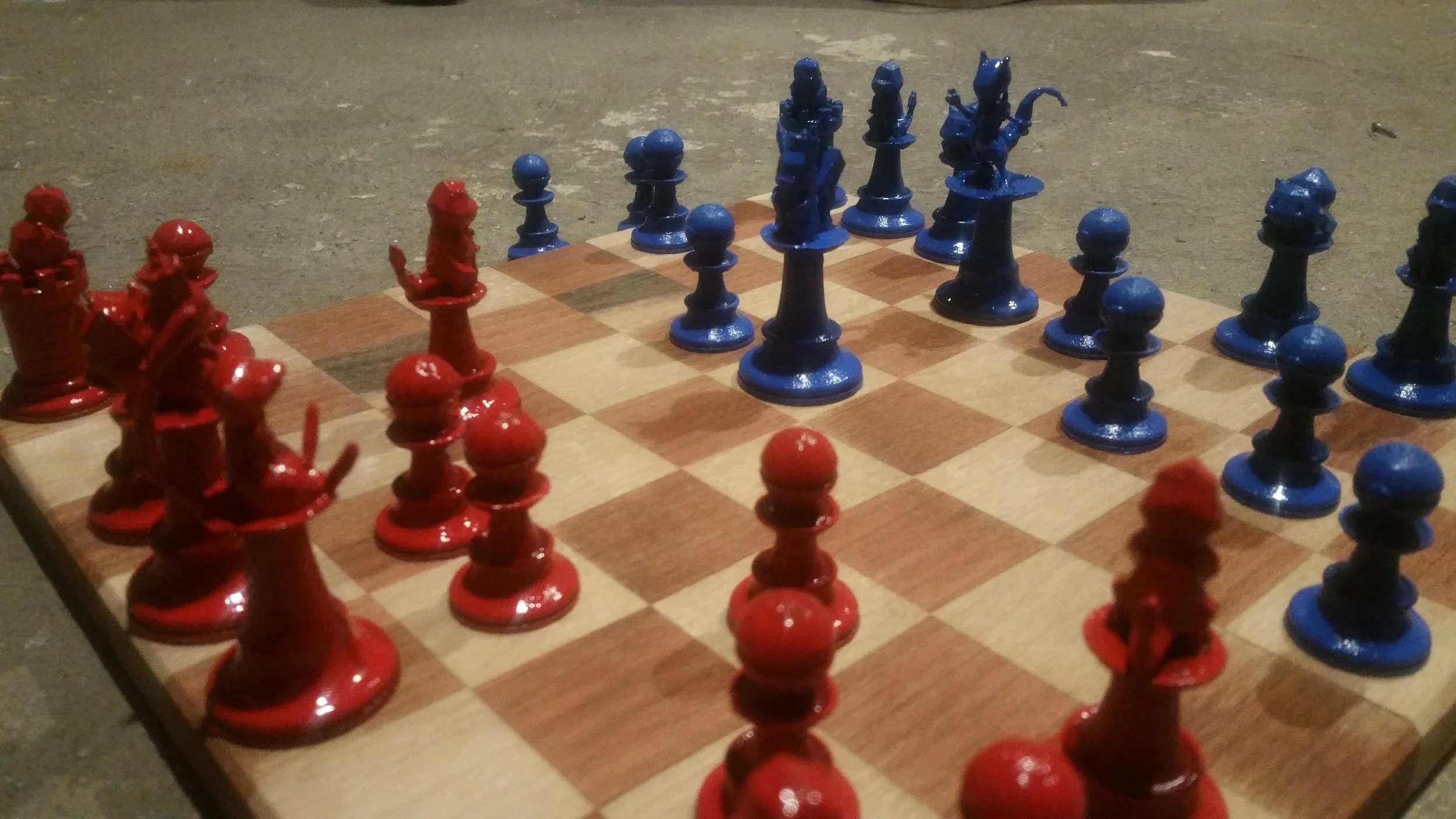 Custom Pokemon Chess Set