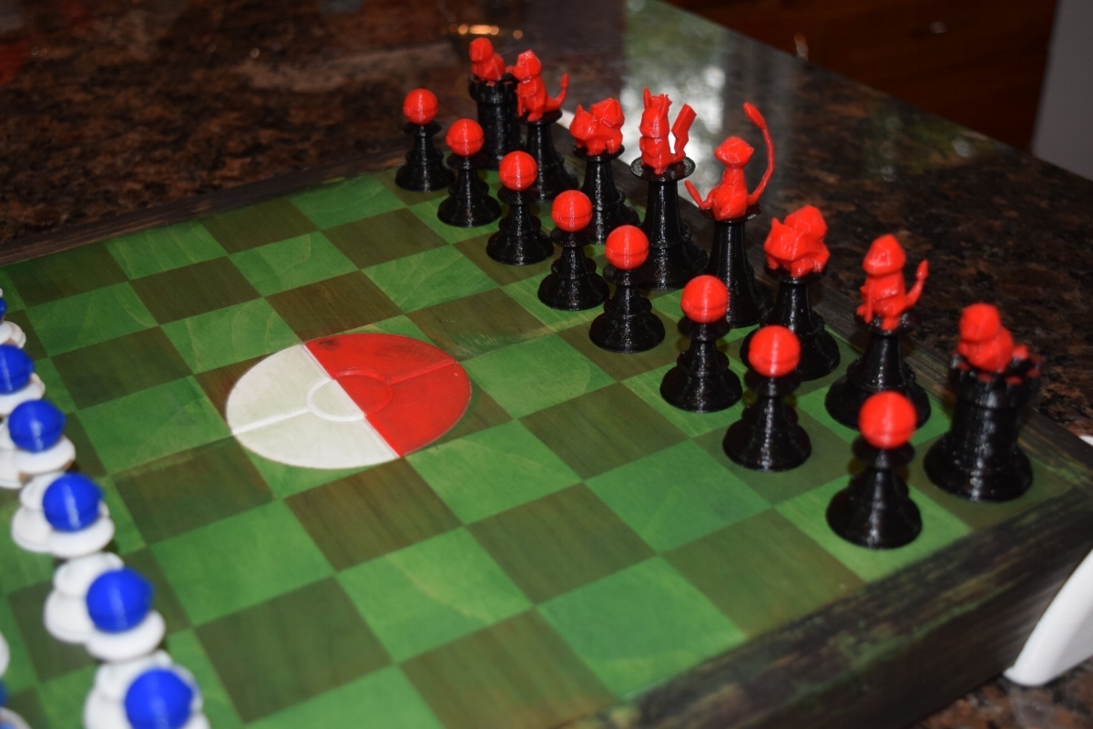 Pokemon Chess by roshandp1  Pokemon, 3d printing, Chess set