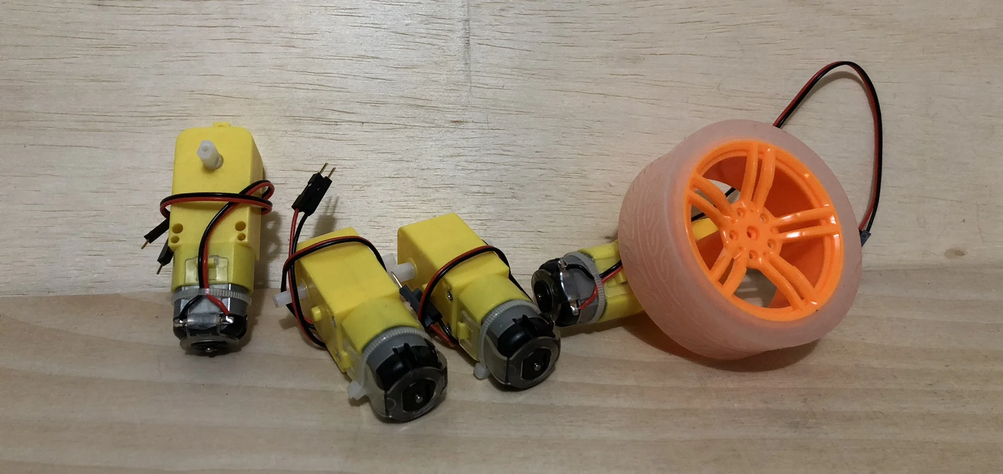 Set of four TT Motors from Adafruit