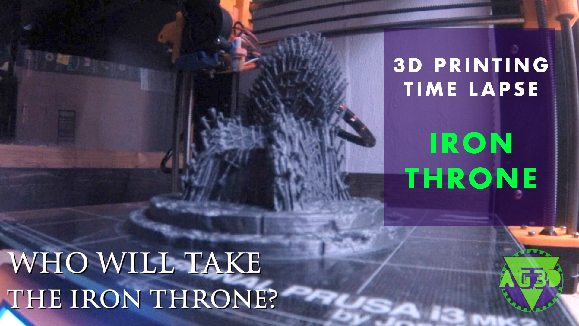 3D Printing the Iron Throne | Game of Thrones Finale
