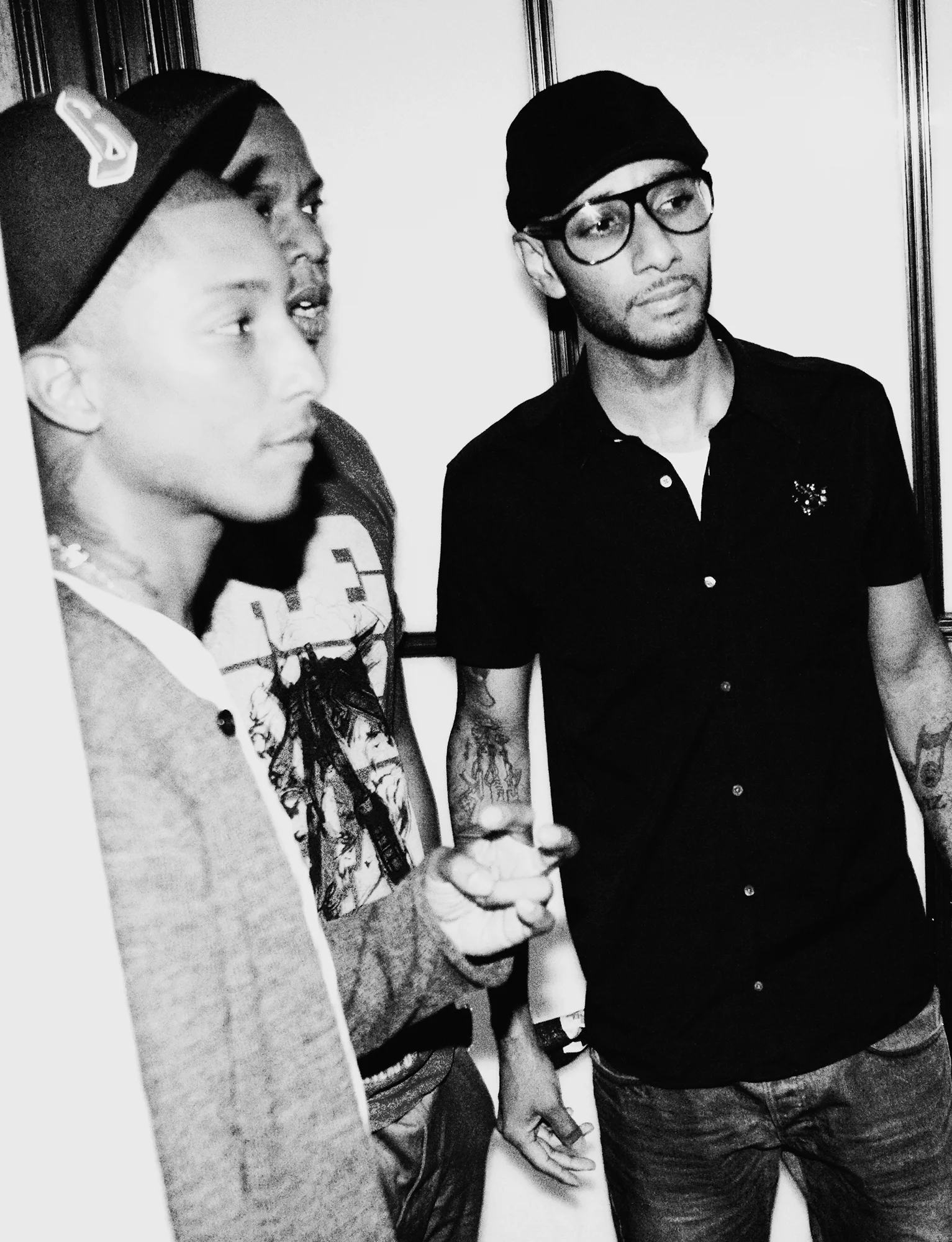 Pharrel, Jay Z, and Swizz Beatz