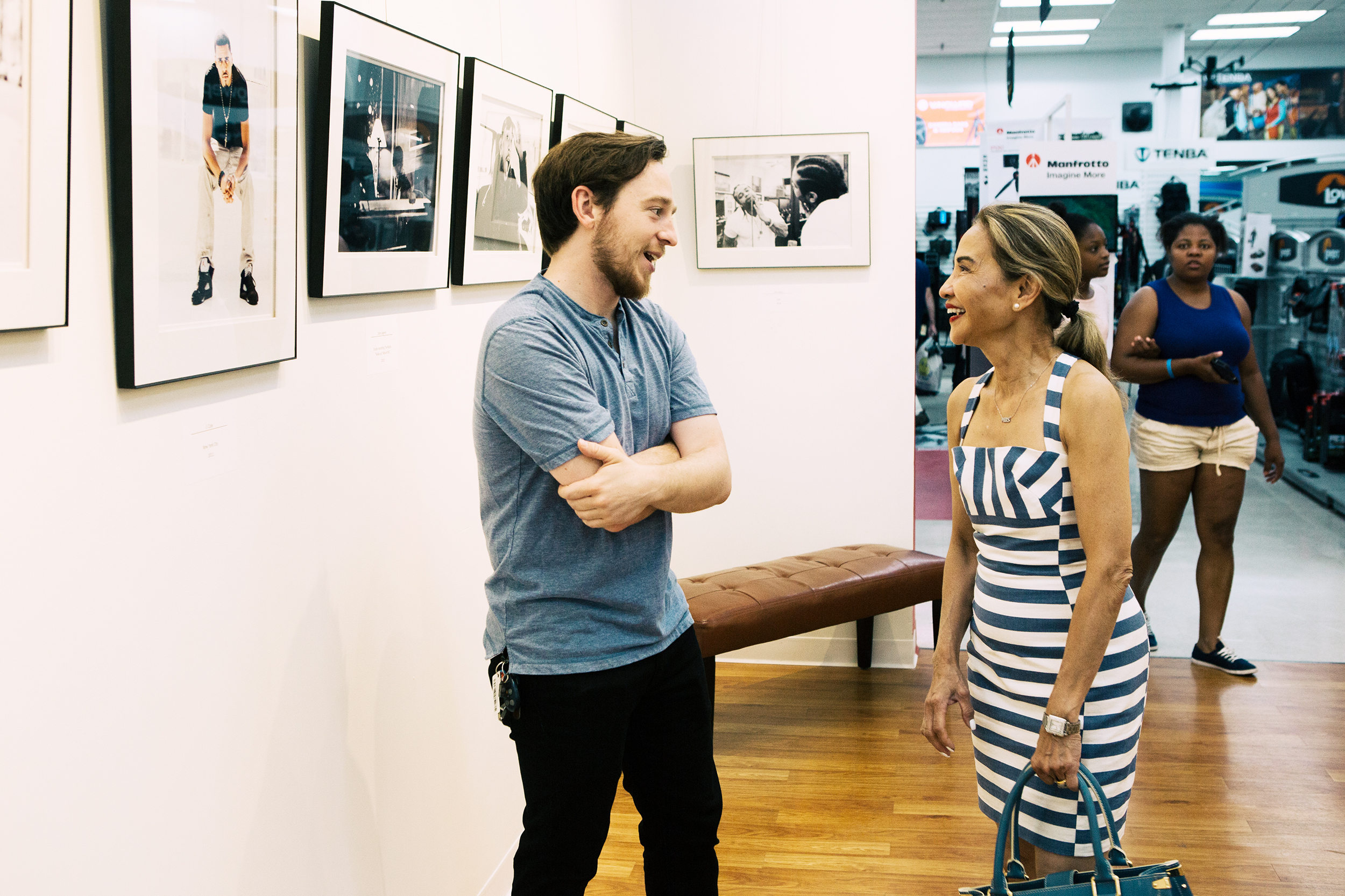 Video producer, editor and cinematographer Mark Gilday Jr. and Madeleine Capino
