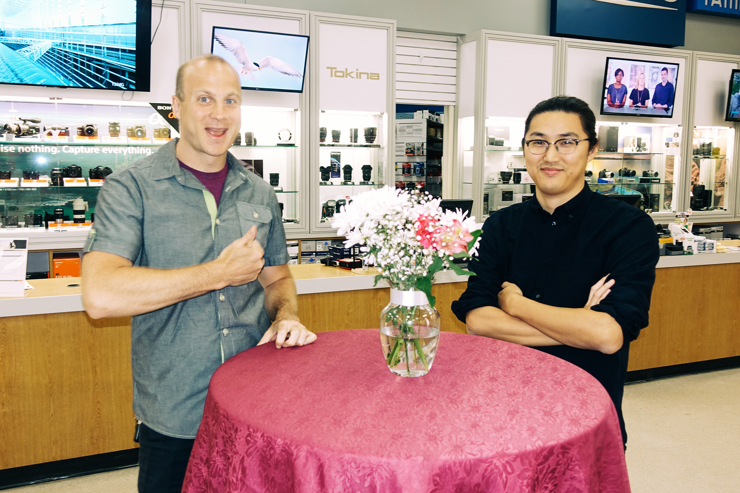 Photographer Dave Green and Cinematographer (and my hubby!) Matt Workman