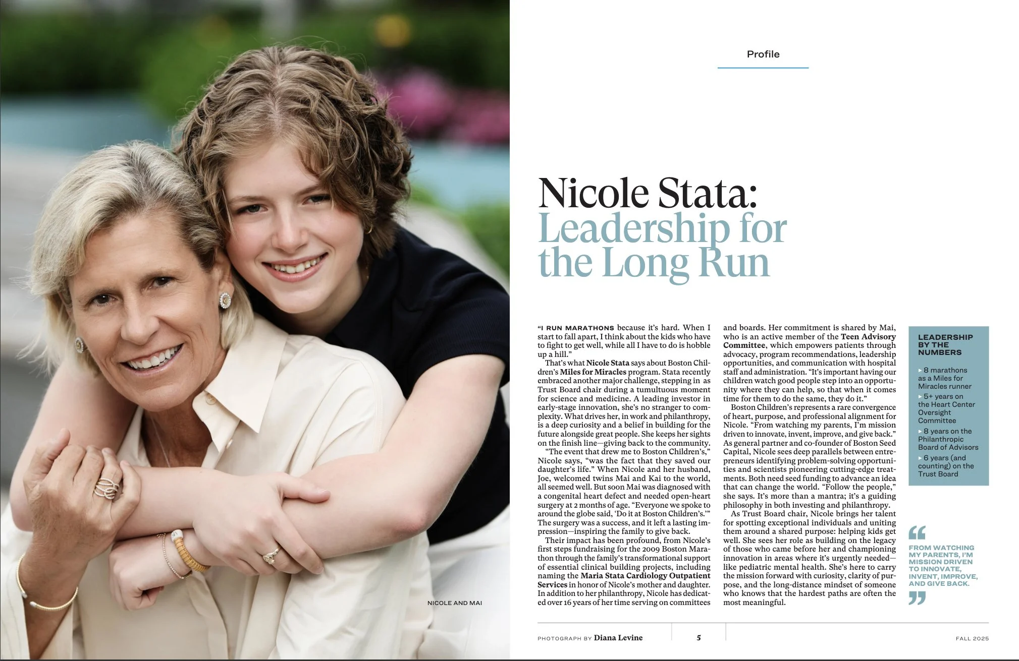 Boston Children's Hospital Magazine, 2025