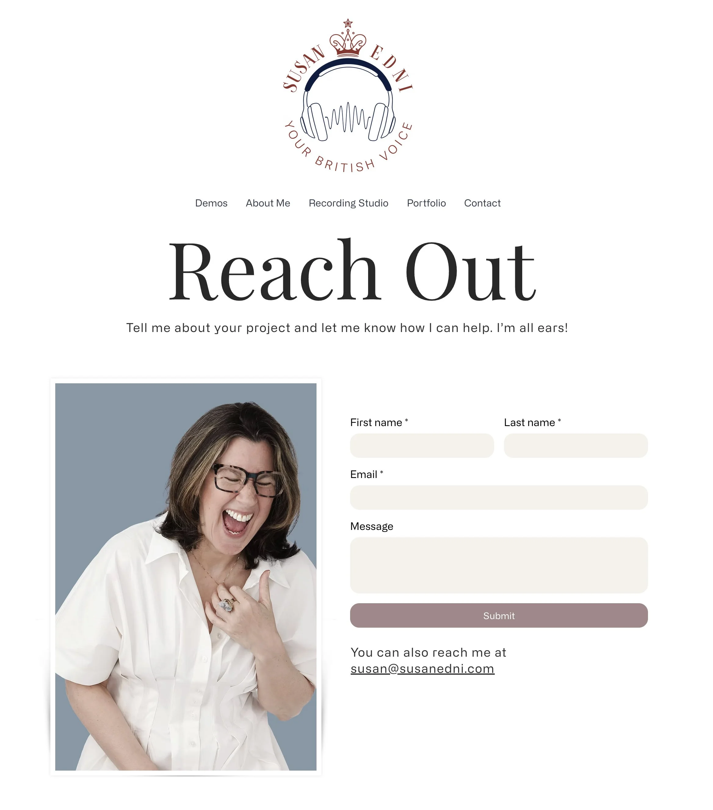 Susan Edni, British voiceover artist