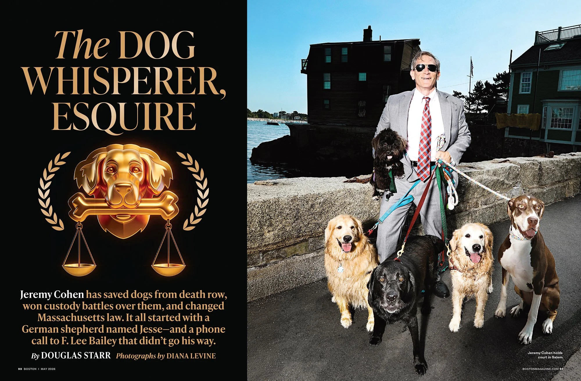 Boston Magazine, May 2026 "The Dog Whisperer, Esquire"