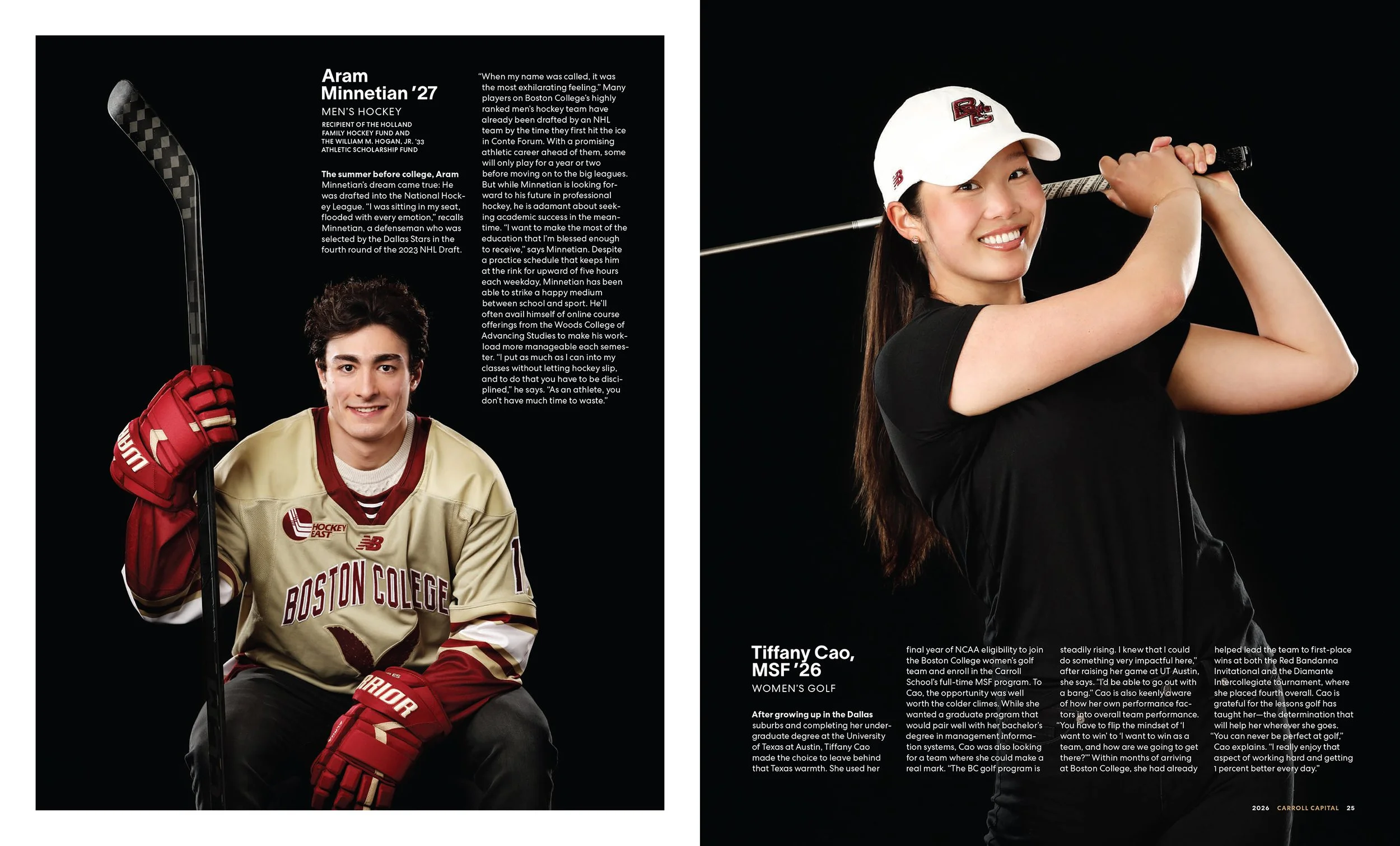 Boston College Carroll School of Management, 2026 issue of Carroll Capital Magazine
