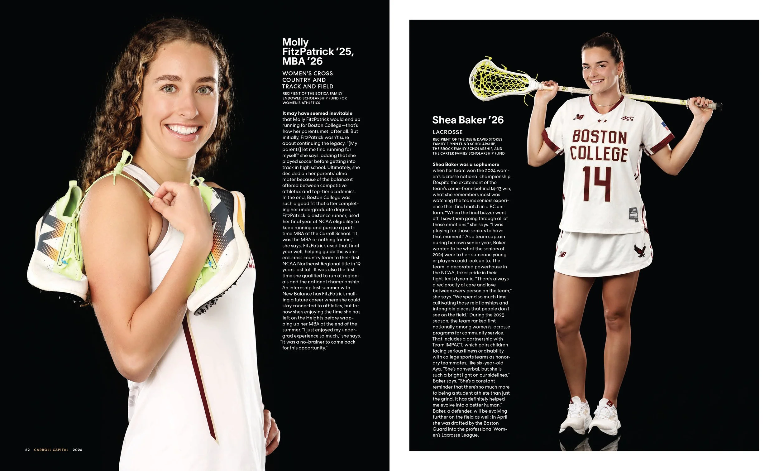 Boston College Carroll School of Management, 2026 issue of Carroll Capital Magazine