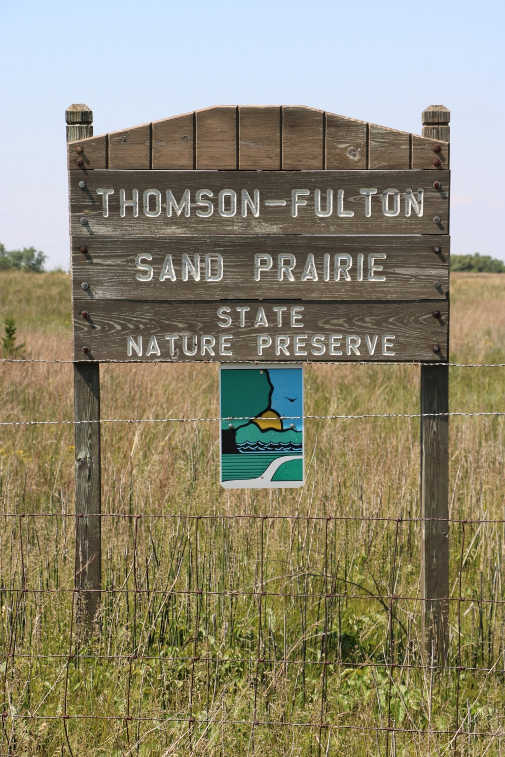 The Thomson-Fulton Sand Prairie State Nature Preserve (Whiteside County, Illinois) is owned and managed by the Illinois Department of Natural Resources. Photograph by George L. Heinrich.